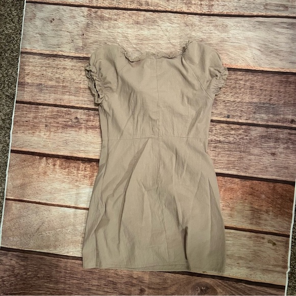 Nasty Gal Collection Tan Dress Size 10 - Picture 3 of 8
